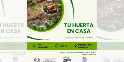 PROGRAMA PROHUERTA, AGRICULTURA, SAN JOSÉ DE METÁN