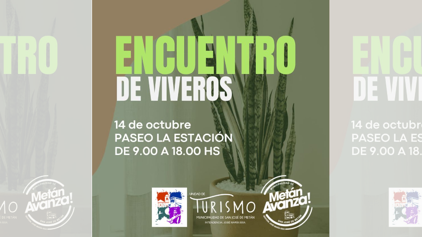 ENCUENTROS DE VIVEROS, AMBIENTE SUSTENTABLE Y PRODUCCIÓN, SAN JOSÉ DE METÁN, METÁN.