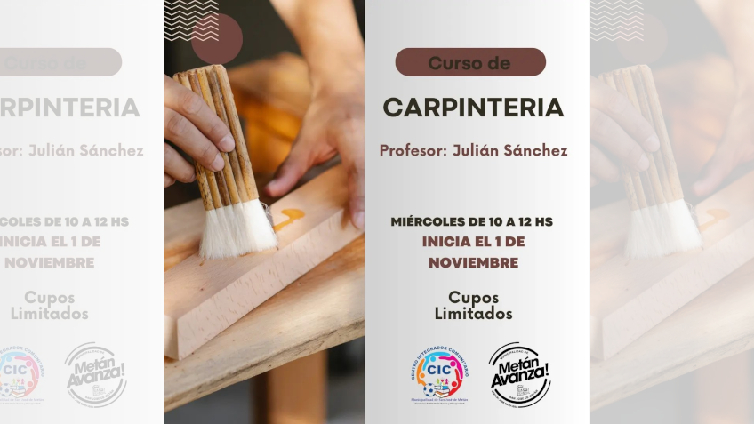 CURSOS, CARPINTERIA, PELUQUERIA, MAQUILLAJES