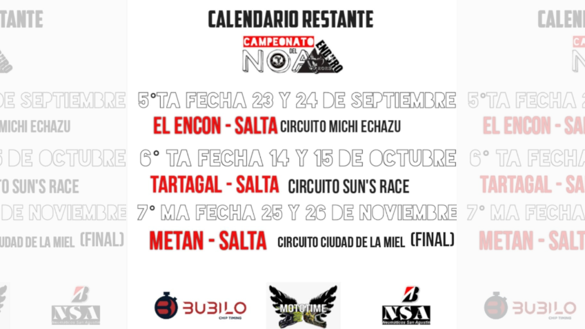 CAMPEONATO DE ENDURO DEL NOA