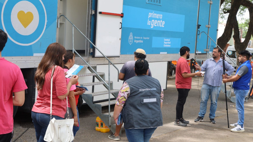 SEGRURIDAD, SALUD, CIUDADANIA, TALLERES, AULA MOVIL, PRESIDENCIA DE LA NACIÓN, Intendencia Issa