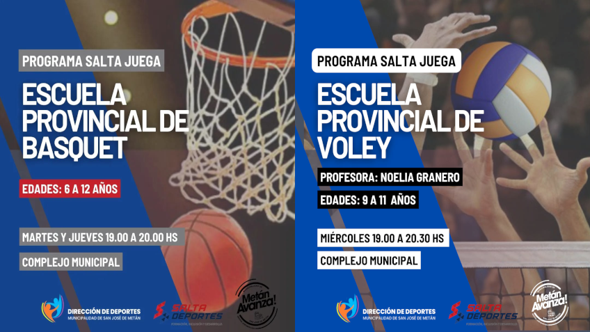 PROGRAMA SALTA JUEGA, DEPORTES, METÁN