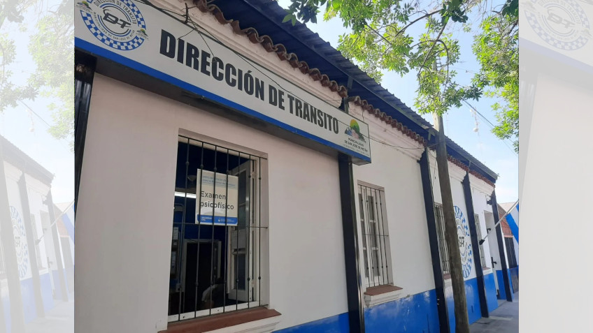 DIRECCIÓN DE TRANSITO, CARNET, SAN JOSÉ DE METÁN