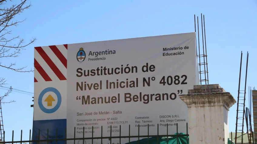 OBRAS PUBLICAS METÁN, ESCUELA BELGRANO 4082, SAN JOSÉ DE METÁN